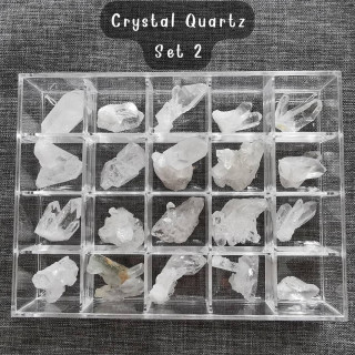 天然水晶セット｜20個の石｜ヒーリングと装飾