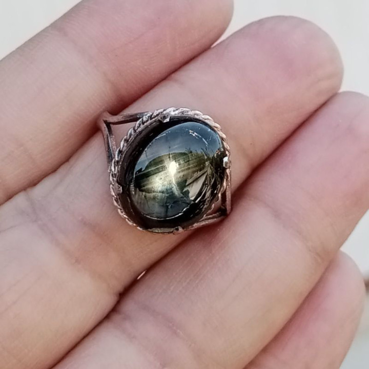 천연 생 스타 사파이어 (12.60ct) - 방카자 + 인증서