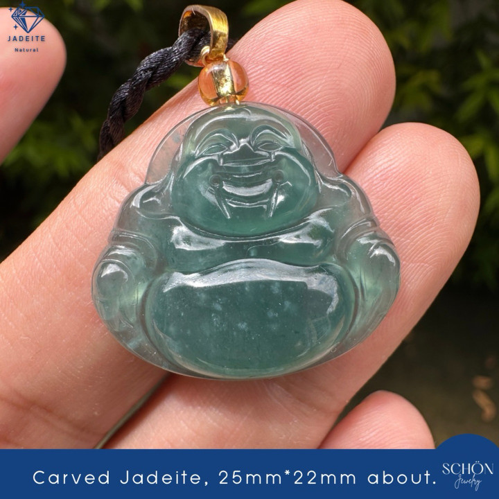 Phra Sangkatchai 翡翠ペンダント |幸運の仏陀のお守り - Jadetie