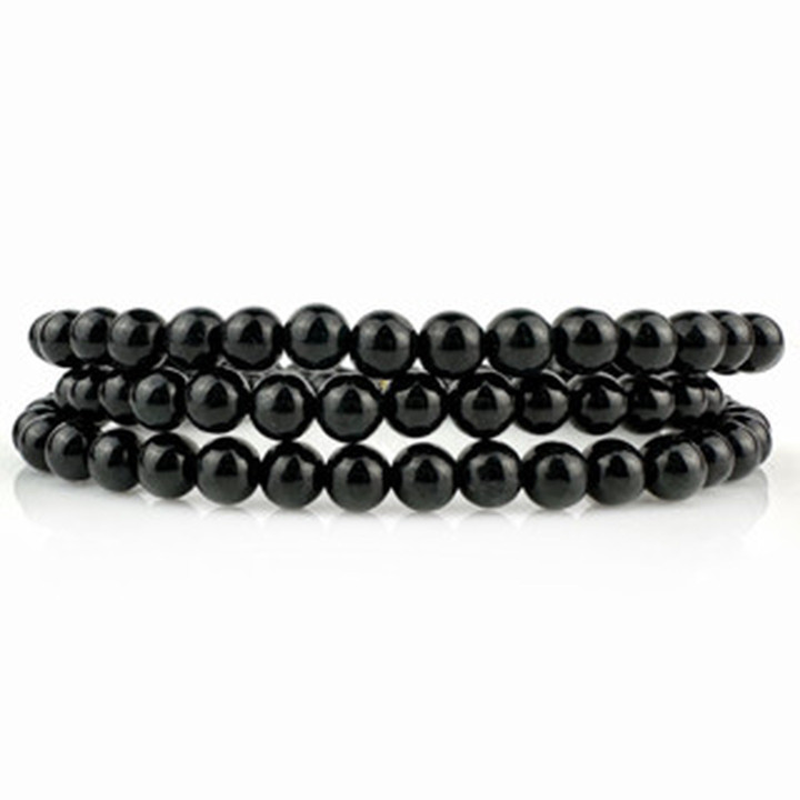 本物の翡翠ブレスレット｜緑色の内包物が入った黒翡翠のバングル