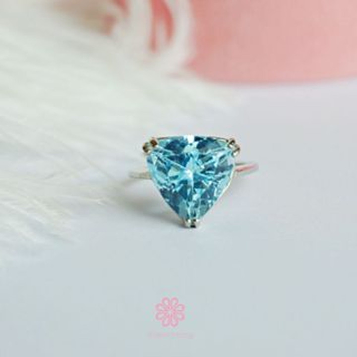 本物のトパーズリング｜925シルバー、幸運の宝石ギフト