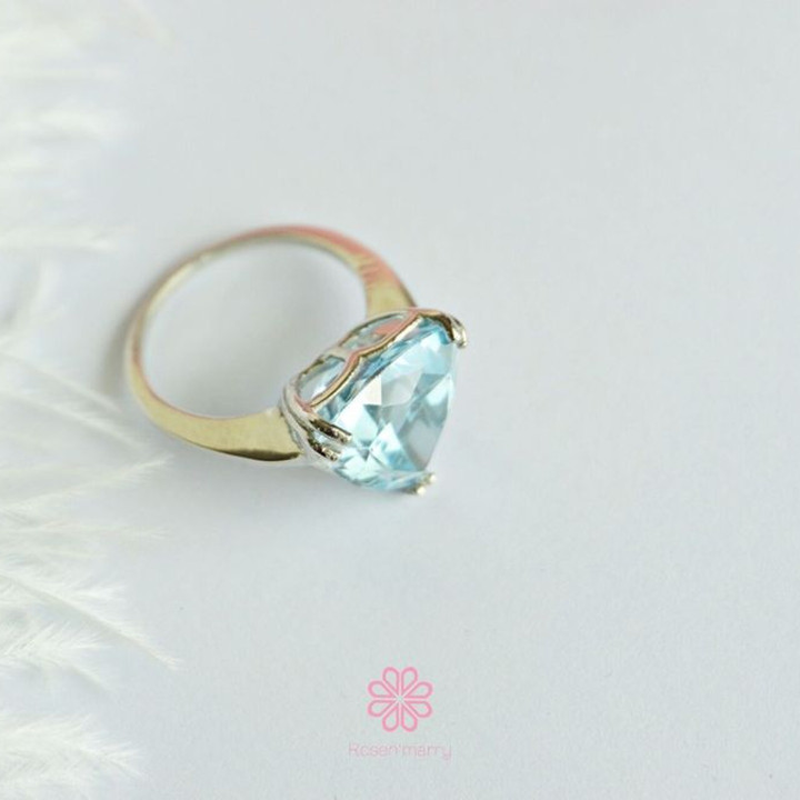 本物のトパーズリング｜925シルバー、幸運の宝石ギフト
