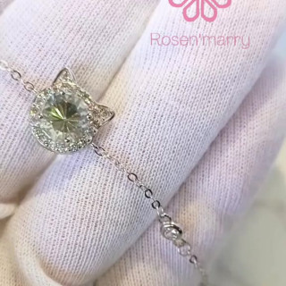 グリーンアメジストブレスレット｜スターリングシルバーと幸運のお守り