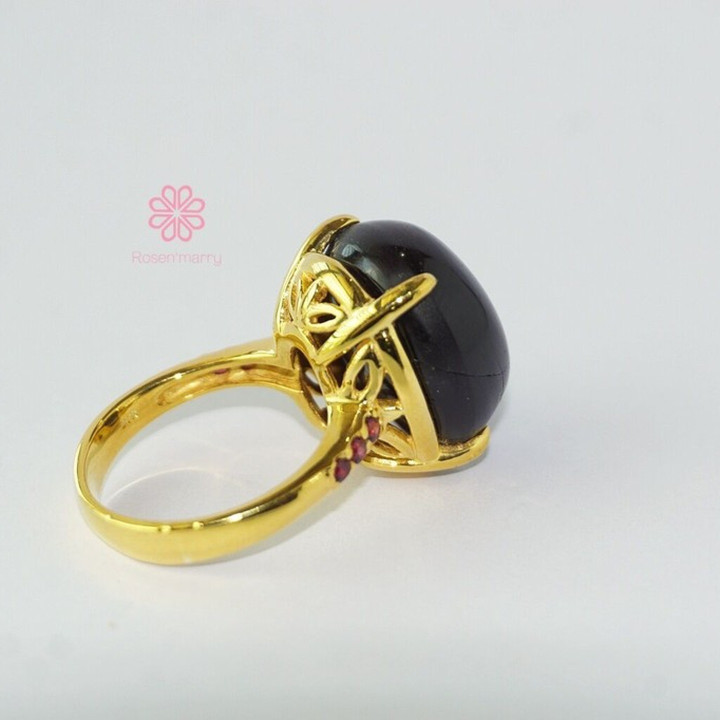 キャッツアイリング｜本物の25金、925シルバー、金メッキ