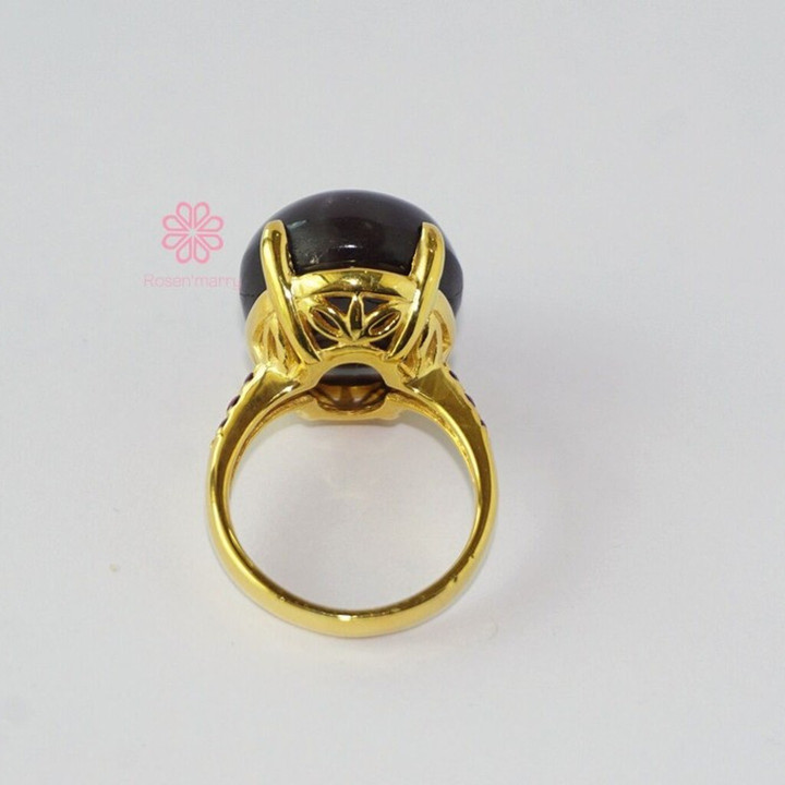 キャッツアイリング｜本物の25金、925シルバー、金メッキ