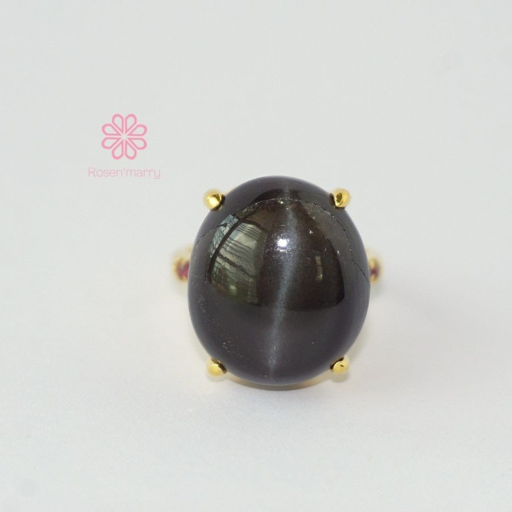 キャッツアイリング｜本物の25金、925シルバー、金メッキ