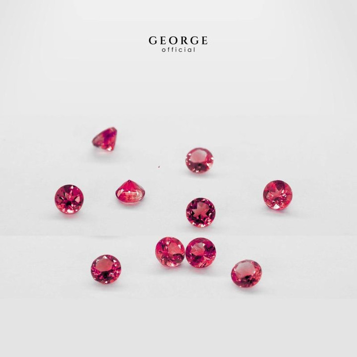 조지 주얼리(George Jewelry)의 천연 루비와 사파이어 귀걸이 - GGRBR