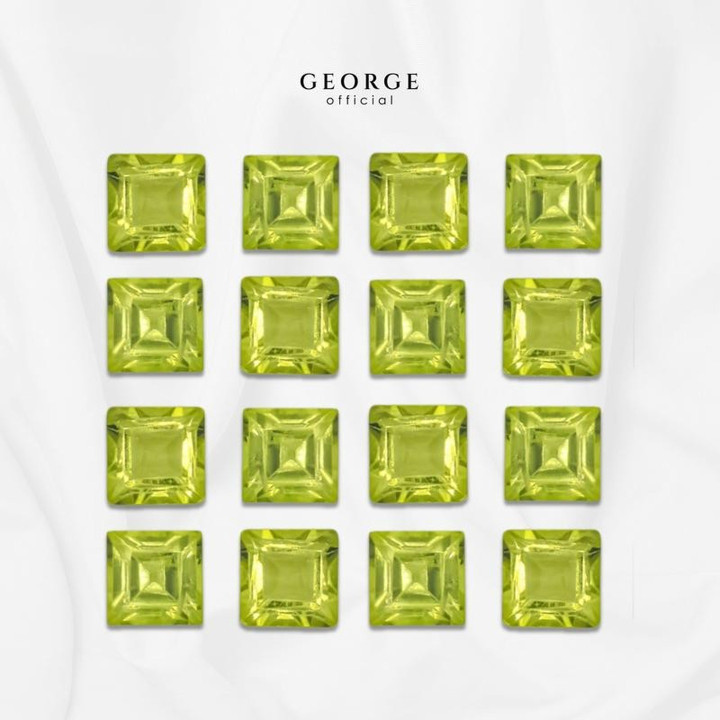 本物のペリドット ステップカット ジェムストーン | GGPRS by George Jewelry