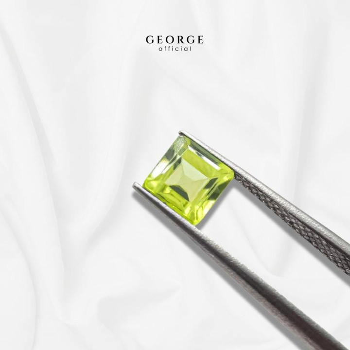 本物のペリドット ステップカット ジェムストーン | GGPRS by George Jewelry