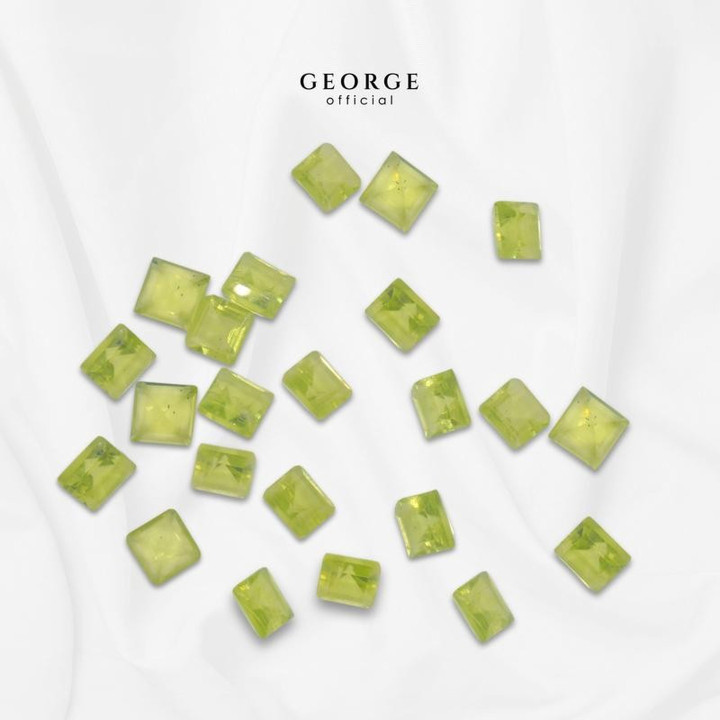 本物のペリドット ステップカット ジェムストーン | GGPRS by George Jewelry