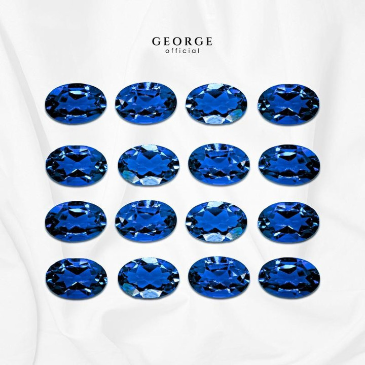 블루 사파이어 타원형 원석 | GGBSO by George Jewelry