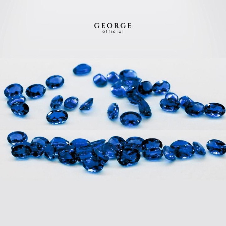 블루 사파이어 타원형 원석 | GGBSO by George Jewelry