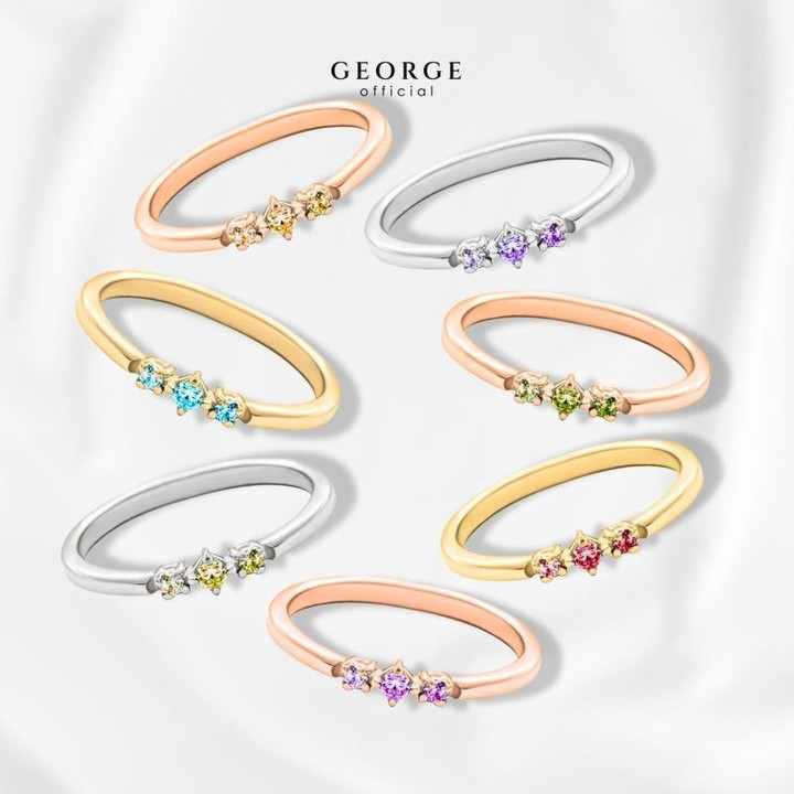 탄생석 반지 | 조지(GEORGE)의 보석 주얼리
