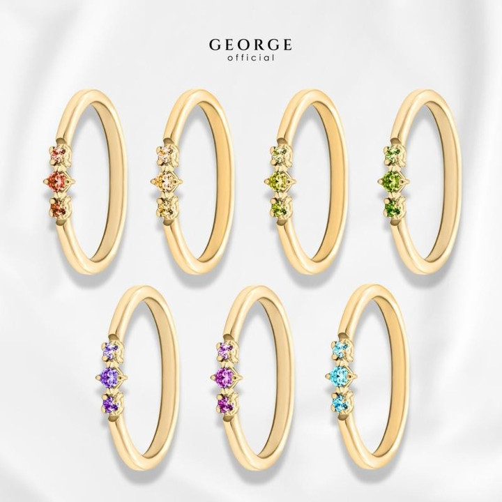 탄생석 반지 | 조지(GEORGE)의 보석 주얼리