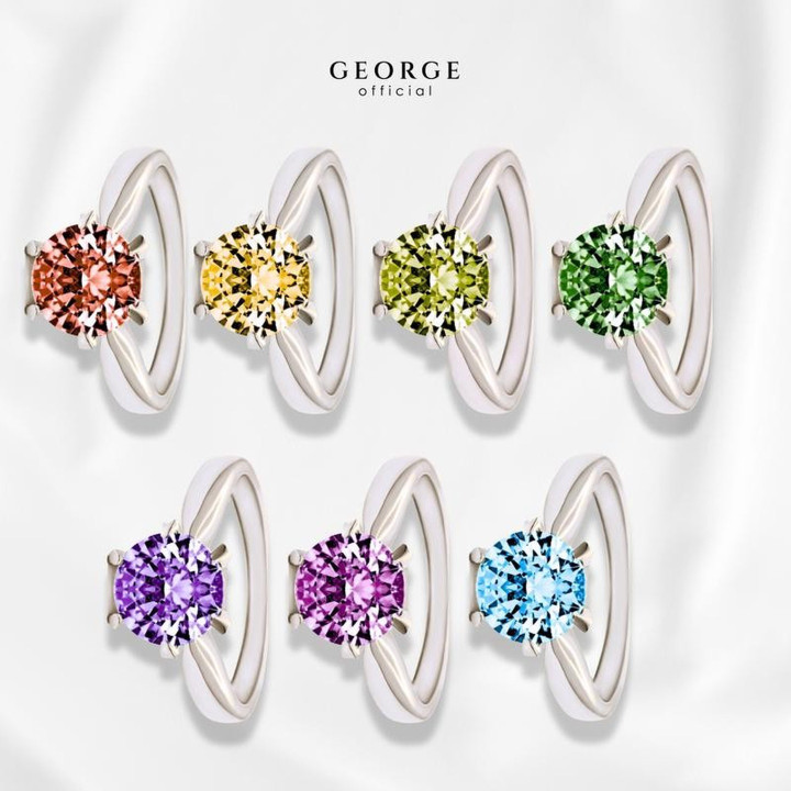 탄생석 반지 | GEORGE Jewelry의 다채로운 보석