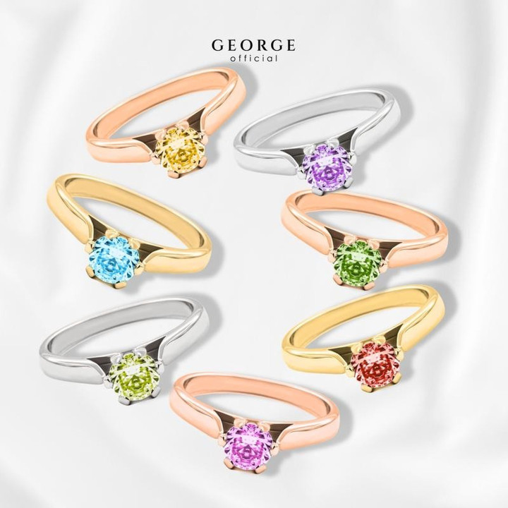 誕生石リング｜GEORGE Jewelryのジェムストーンエレガンス