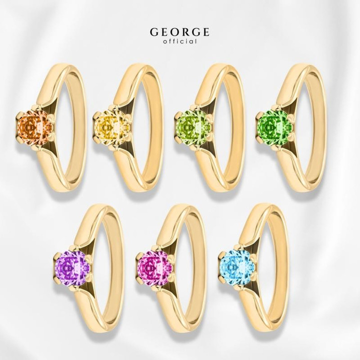 誕生石リング｜GEORGE Jewelryのジェムストーンエレガンス