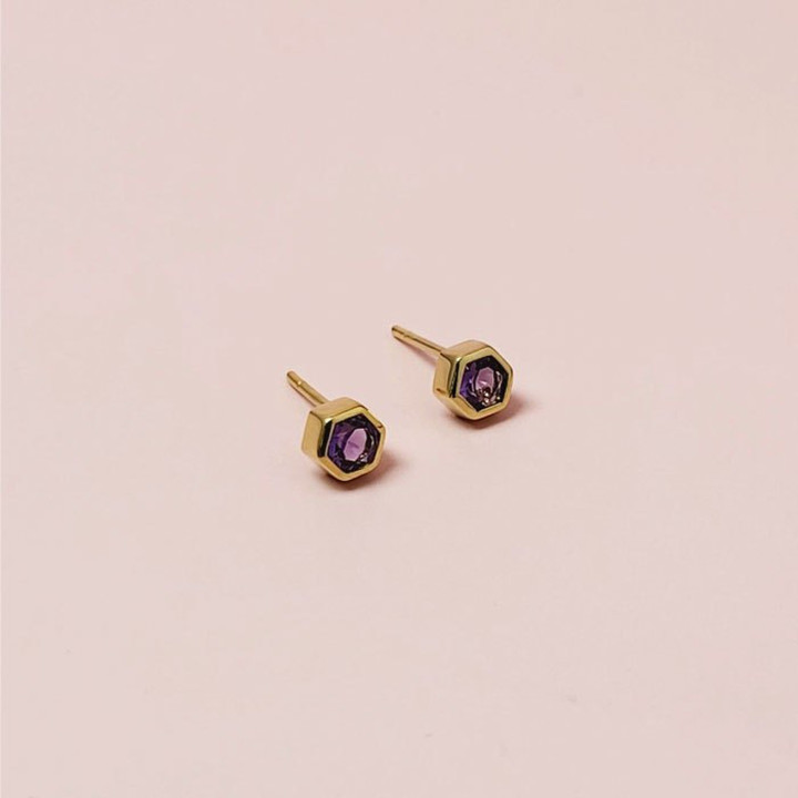 天然石イヤリング｜スターリングシルバー、バランスと調和