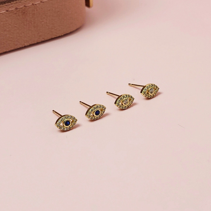 邪視除けイヤリング｜CZコレクションのお守りジュエリー